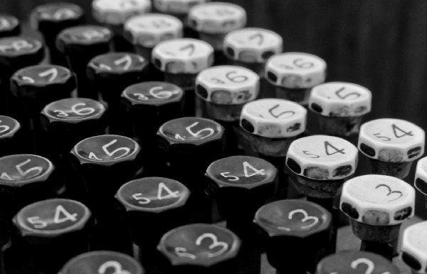 Figure 3. Old adding machine keys”